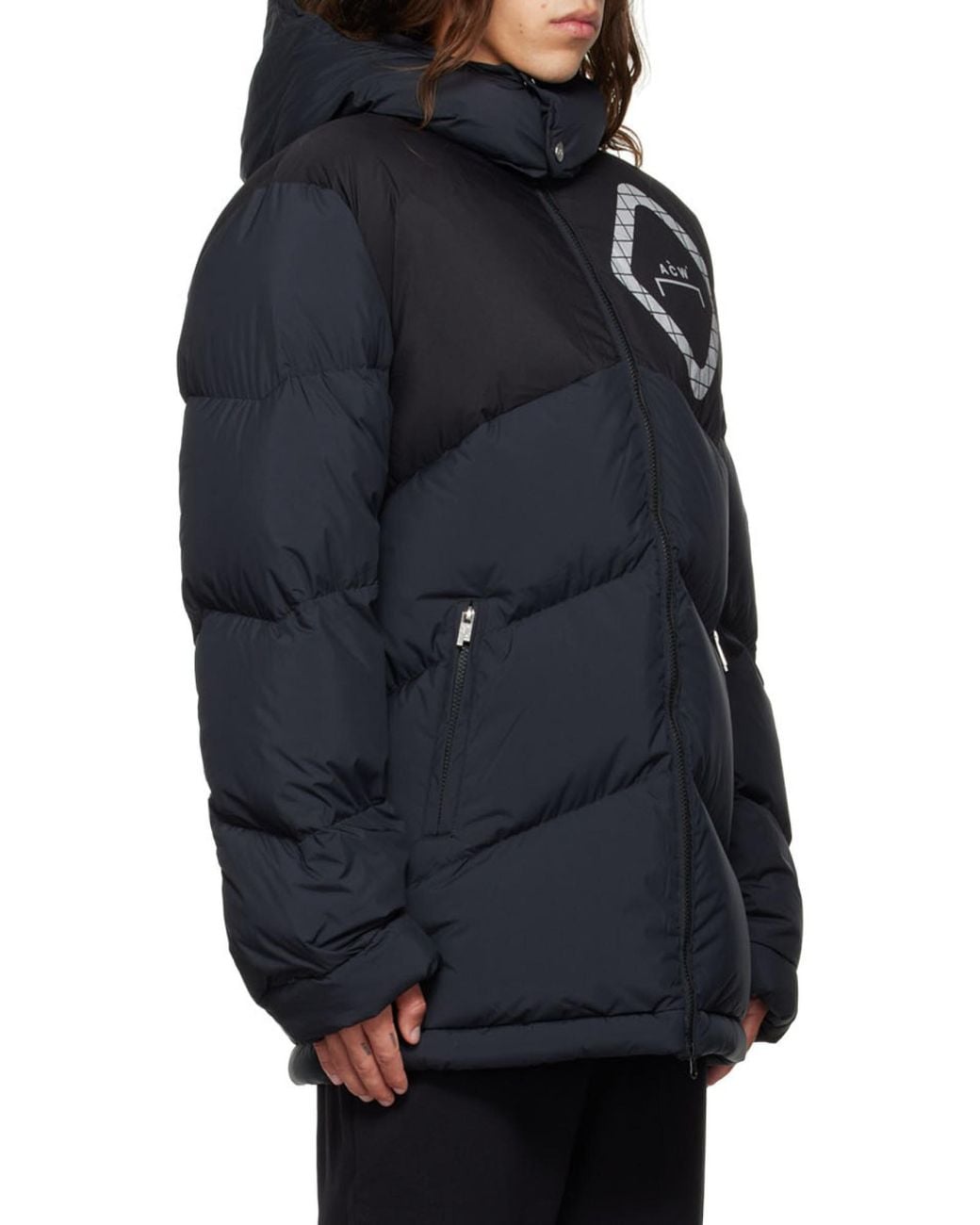 A_COLD_WALL* Blue Hooded Padded Jacket for men
