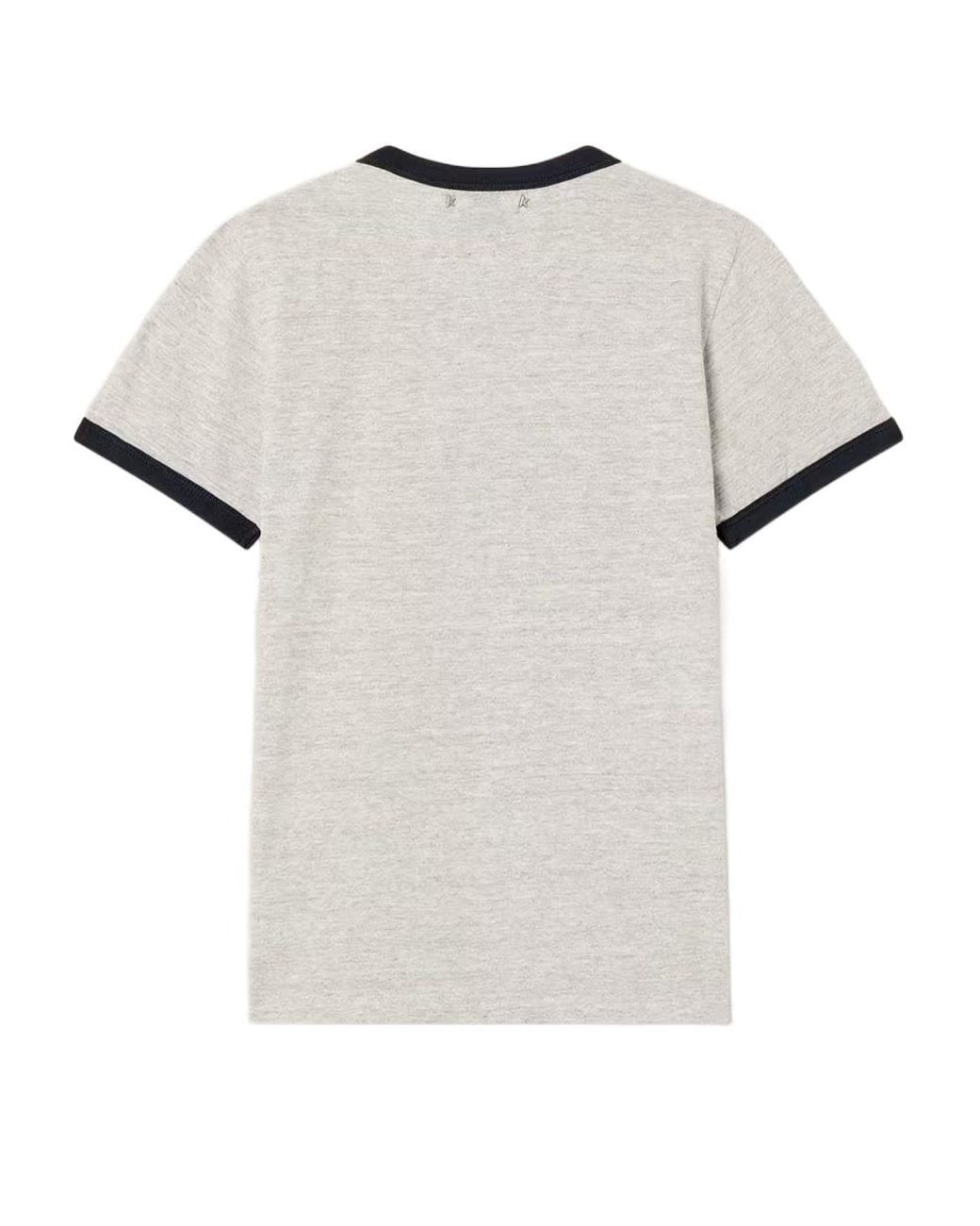 Golden Goose Deluxe Brand White Graphic Printed Crewneck T-Shirt