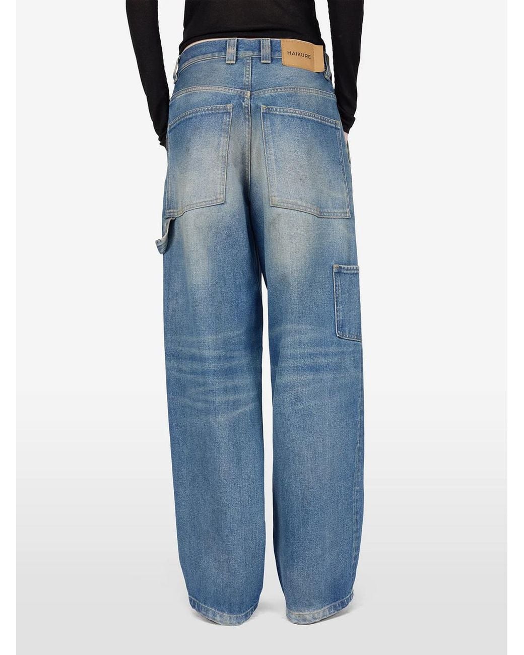 Haikure Blue Wide-Leg Jeans