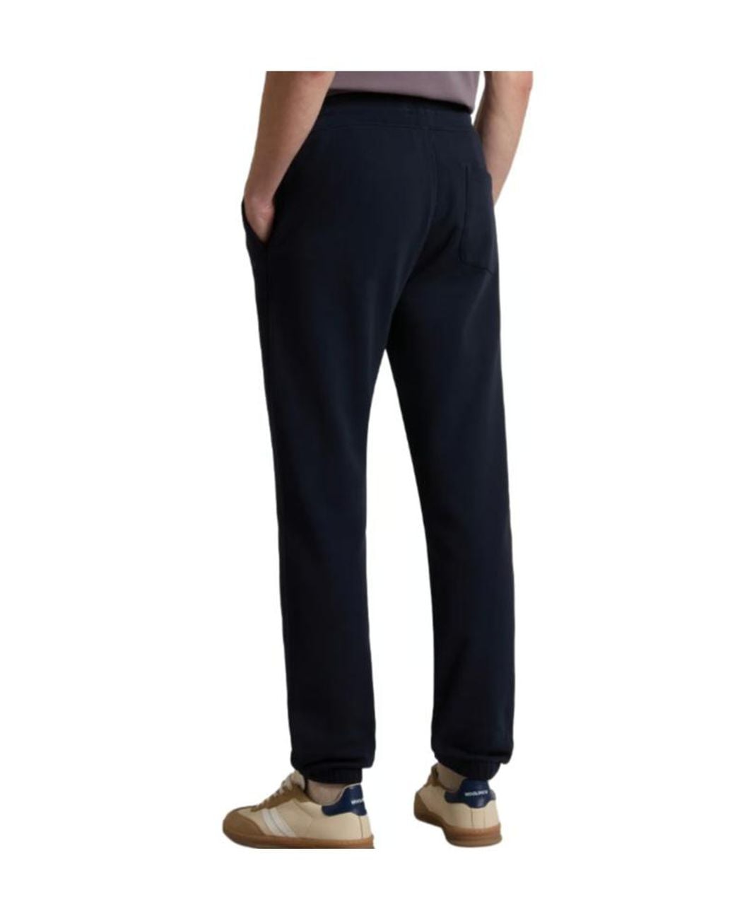 Woolrich Blue Drawstring Logo Track Pants for men