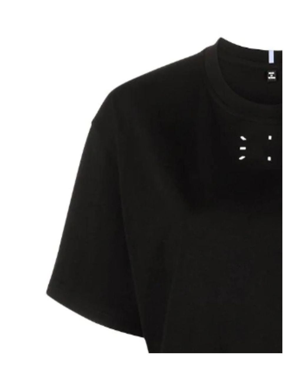 McQ Alexander McQueen Black Logo Print T-Shirt Dress