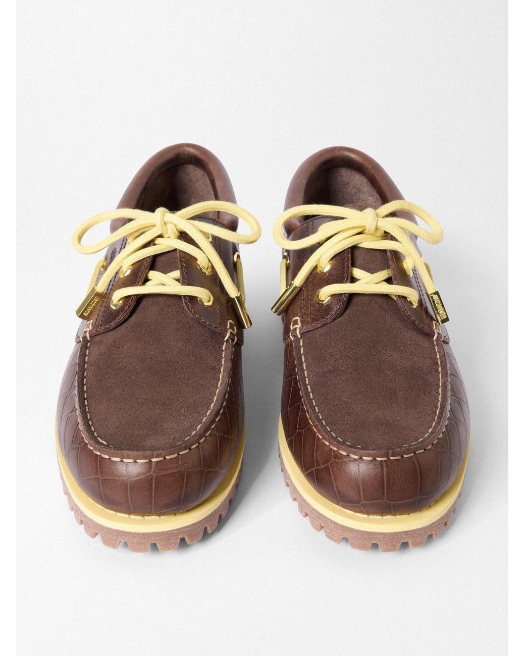 Jacquemus Brown The Timberland Boat Shoe for men
