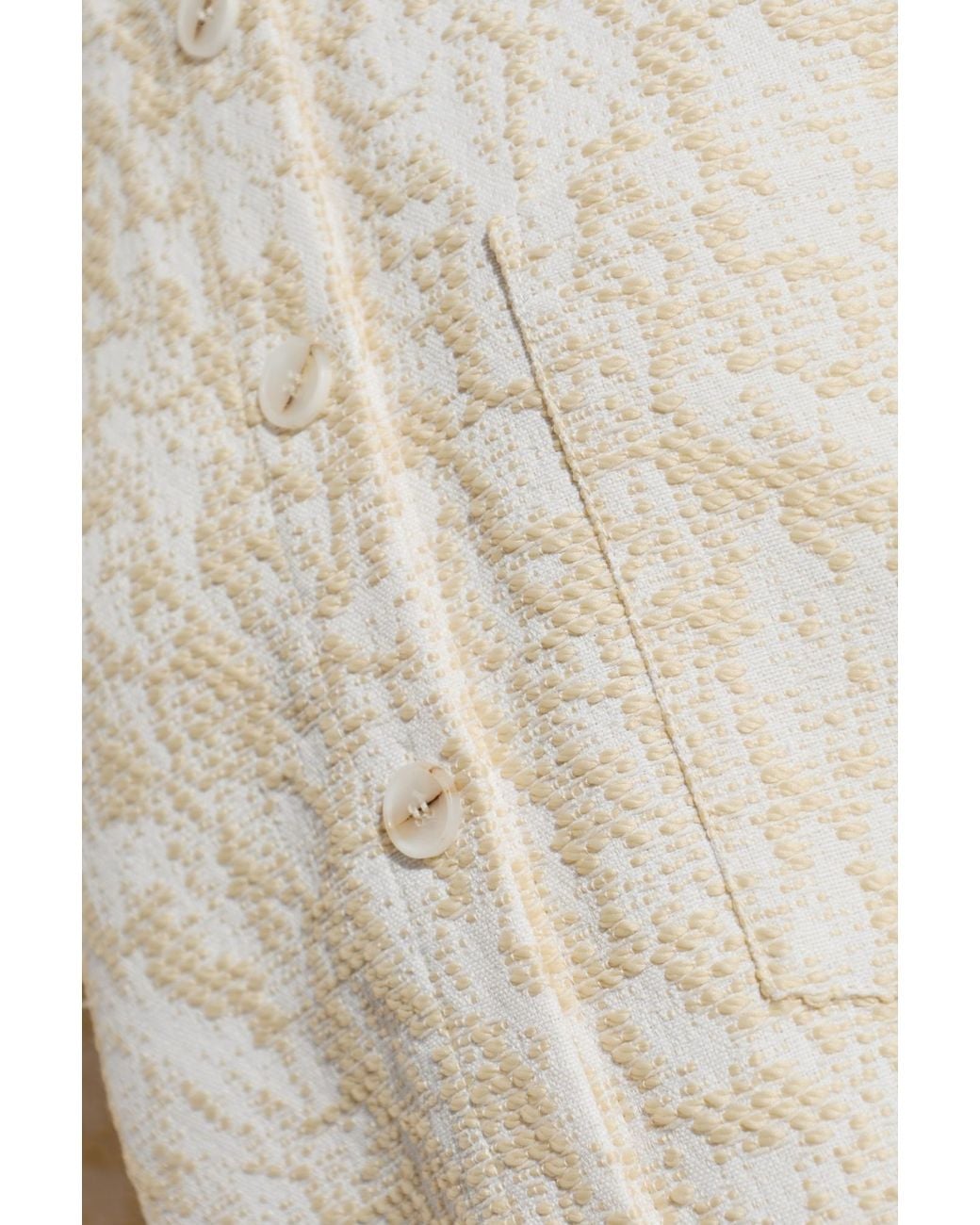 IRO White Collared Long-Sleeved Shirt