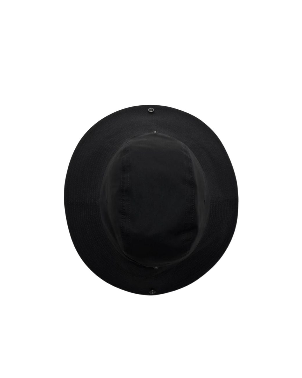 Burberry Black Check Brim Gabardine Bucket Hat for men