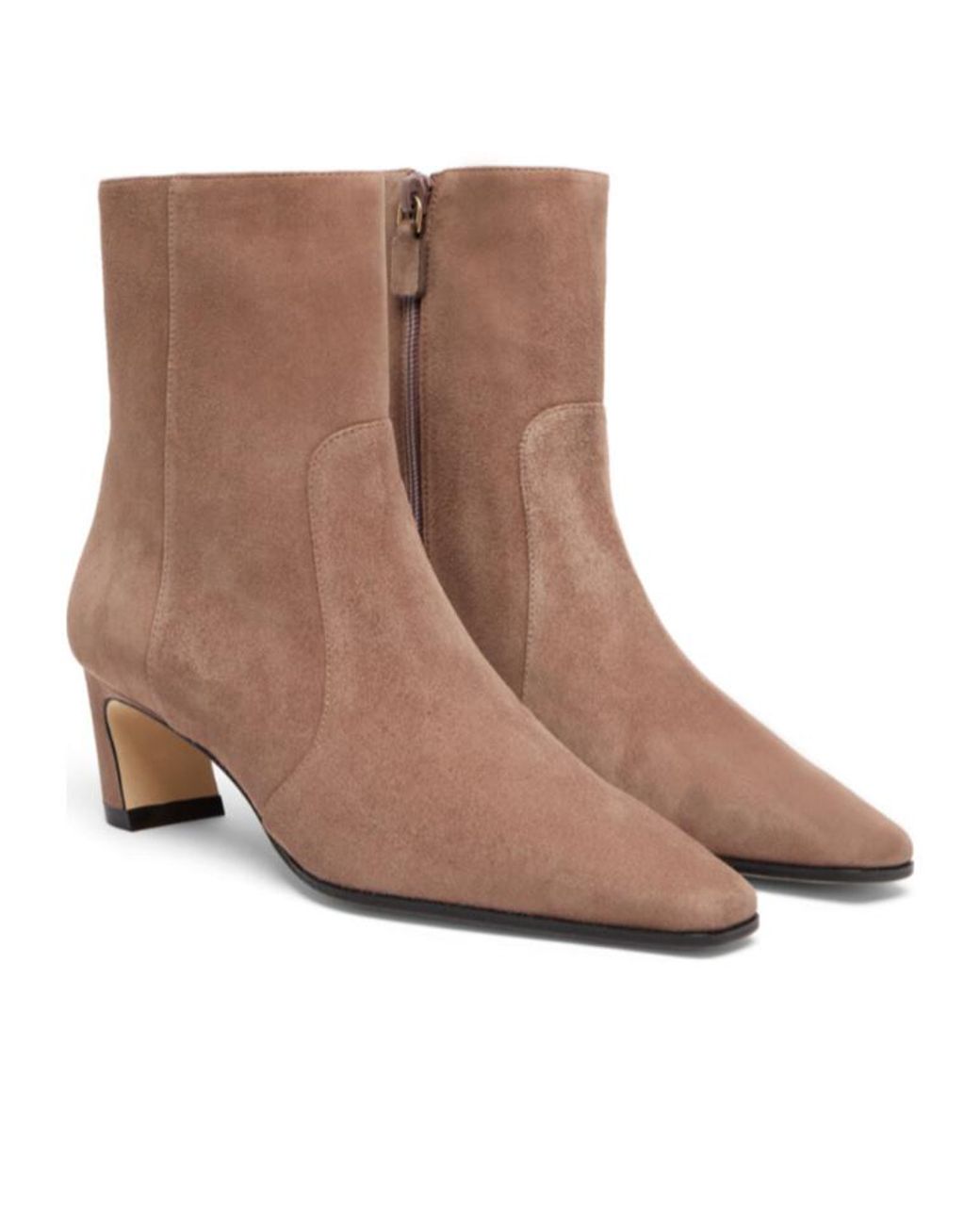 Stuart Weitzman Brown Stassi Zip Bootie 50