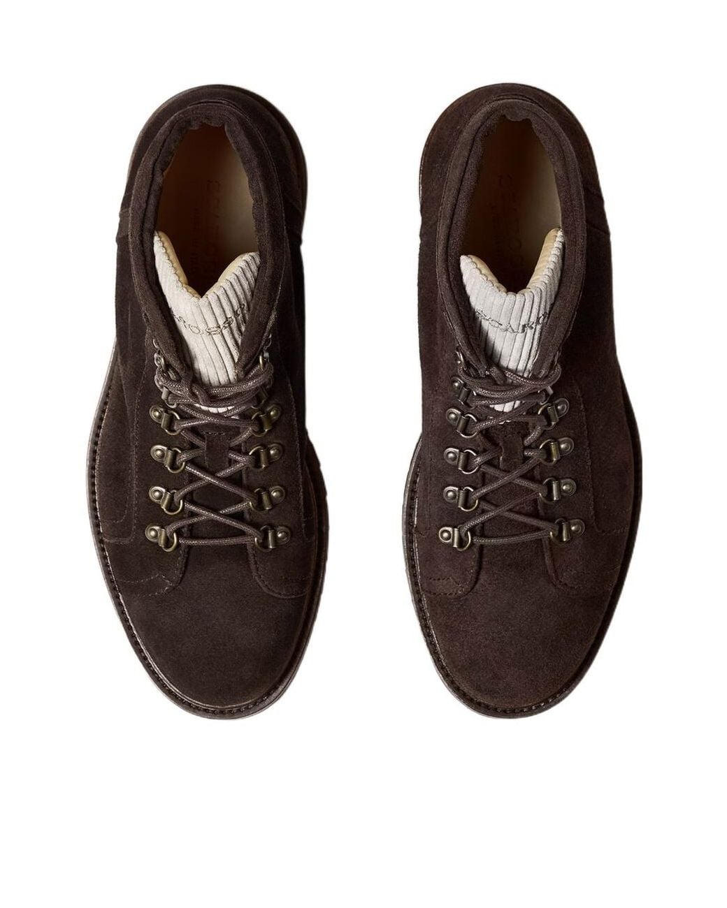 Scarosso Brown Theodorebootmocsued for men