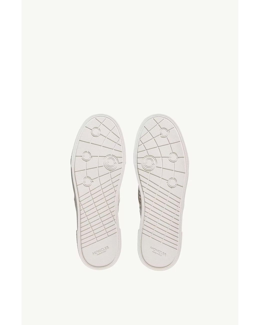 Moncler White Vera Leisure Padded Sneakers
