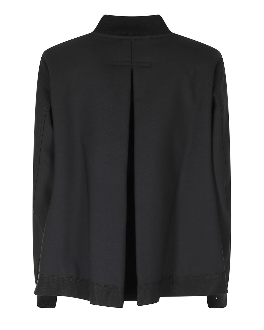 Semicouture Black Ariella Zip-Fastening Bomber Jacket