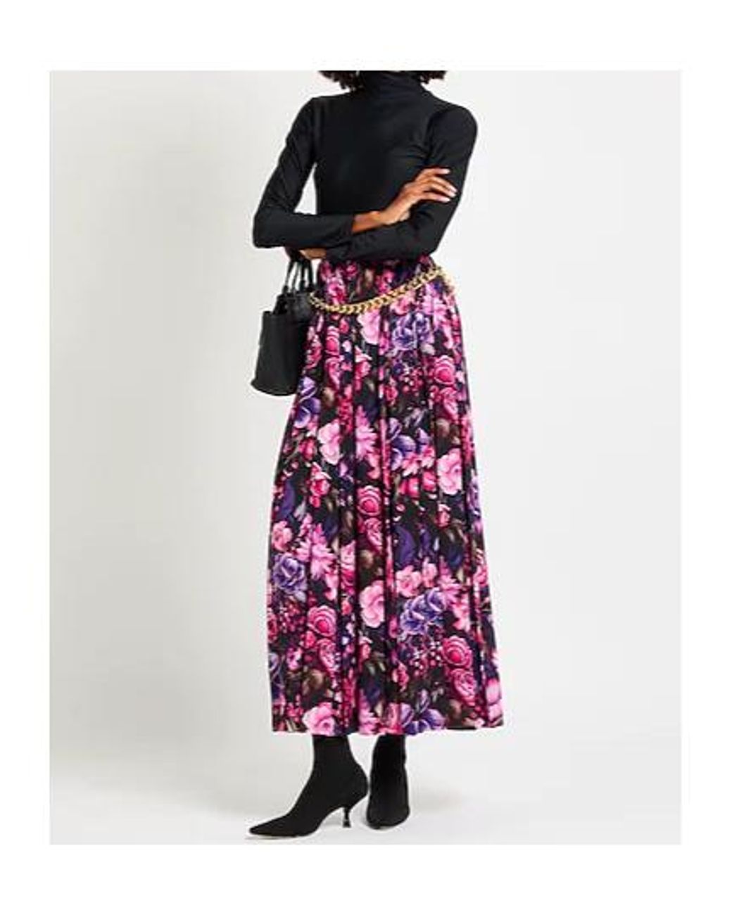 Balenciaga Purple Long Skirts