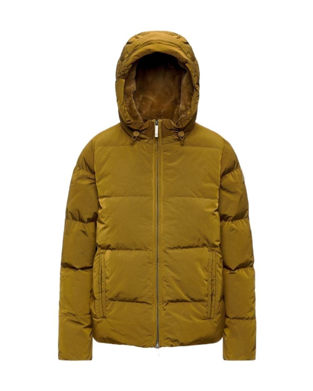 K-Way Green Quilted Hooded Short Down Jacket