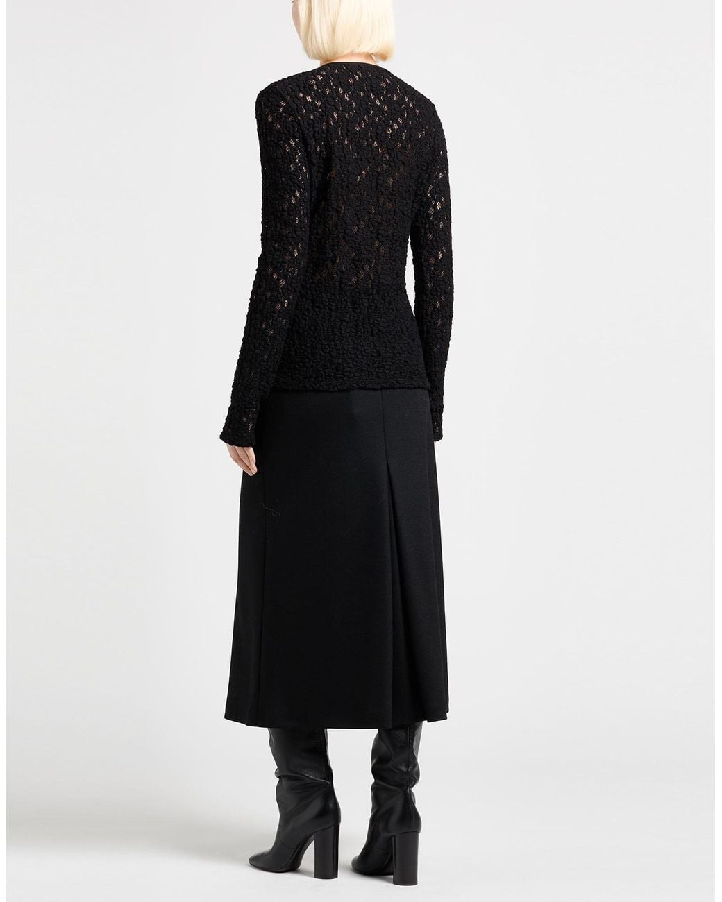 Max Mara Black Long Sleeves Tops