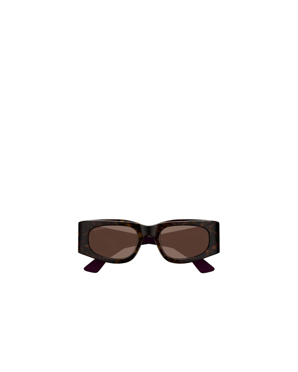 Gucci Brown Eyewear Rectangular Frame Sunglasses