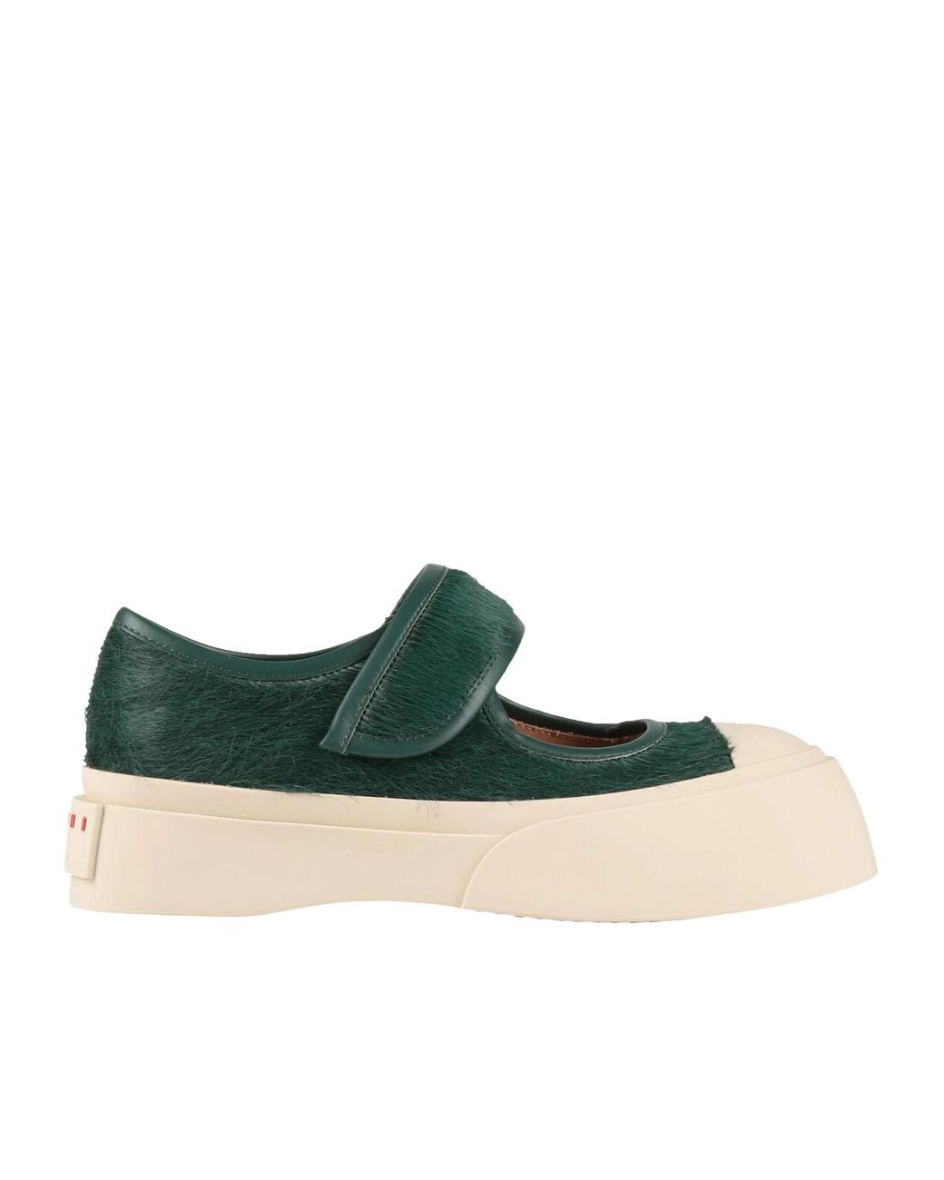 Marni Green Mary Jane Flats