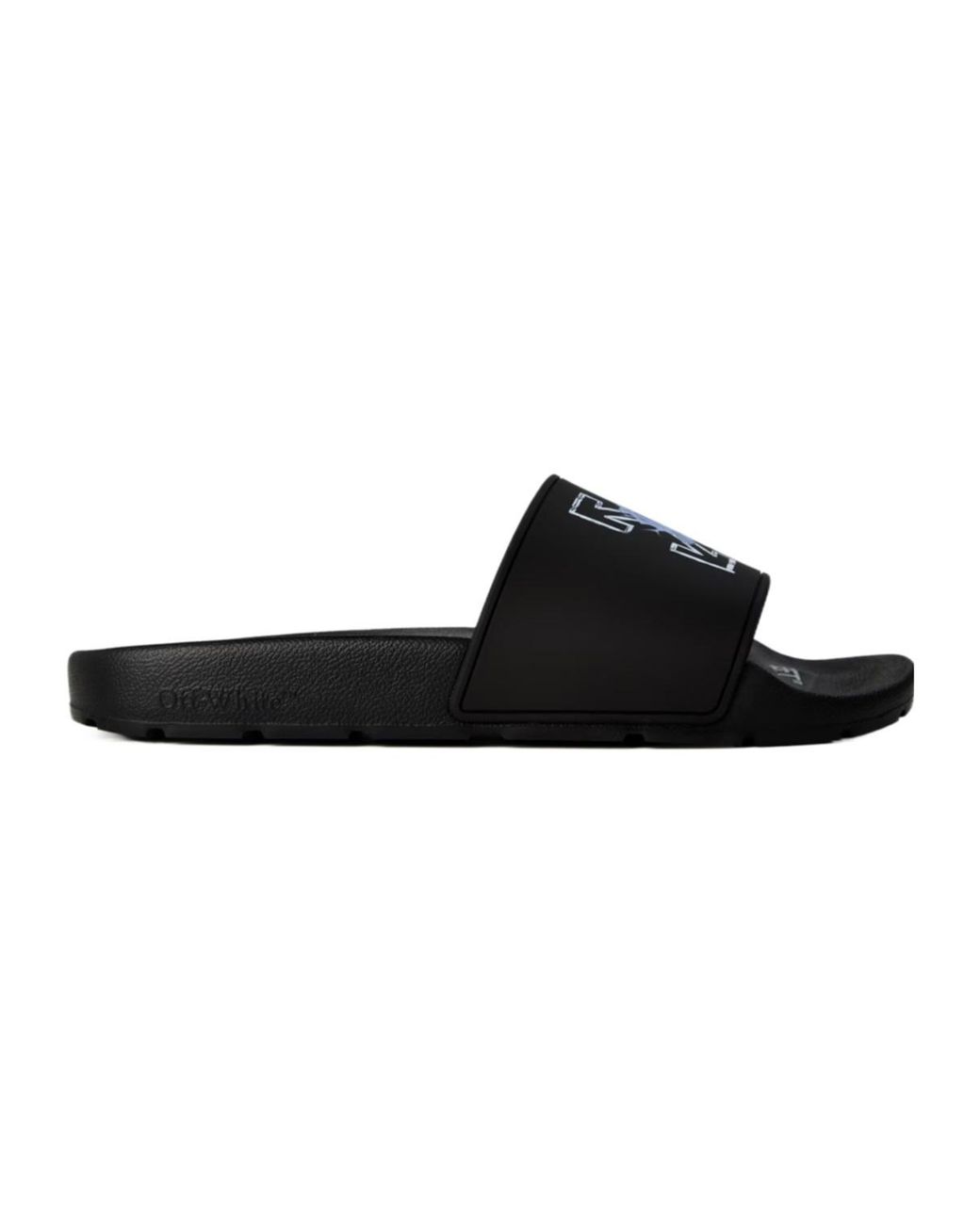 Off-White c/o Virgil Abloh Black Logo Slippers