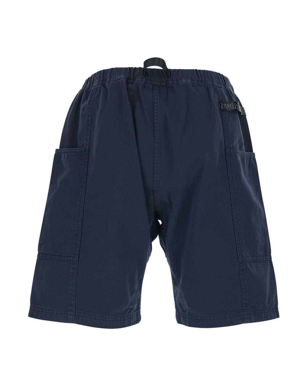 Gramicci Blue Organic Canvas Utility Shorts for men
