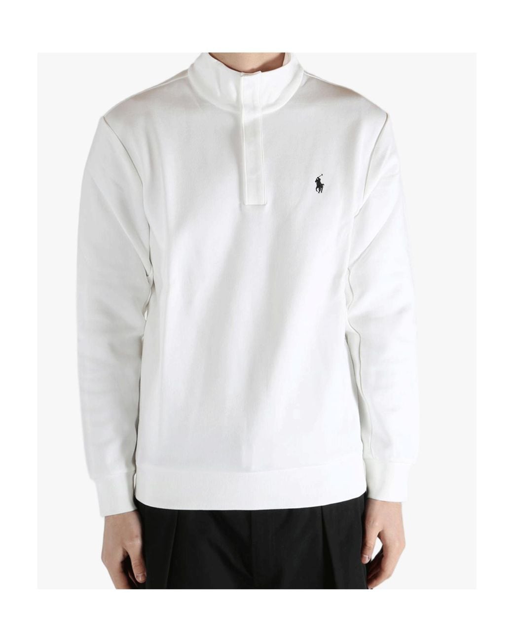 Polo Ralph Lauren White Zip-Fastening Sweatshirt for men