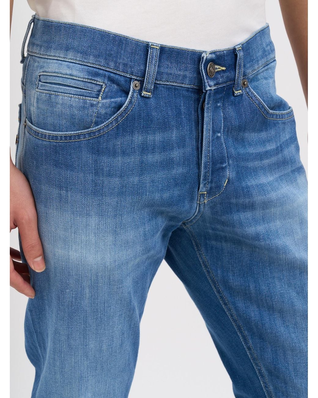 Dondup Blue Five-Pocket Jeans for men