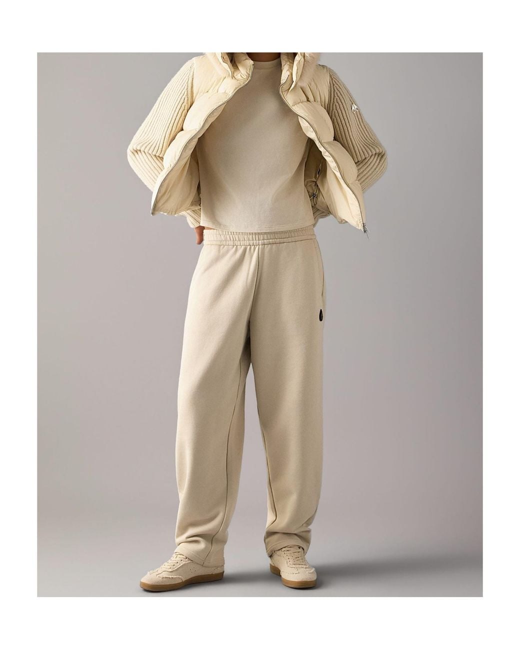 Moose Knuckles Natural Everest Hybrid Hooded Jacket
