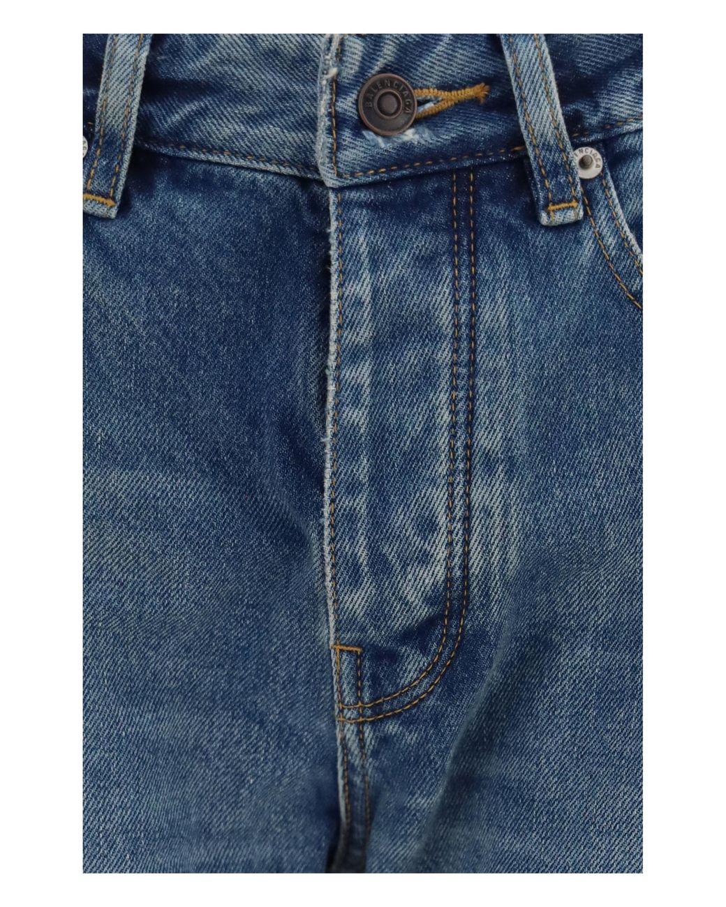 Balenciaga Blue Straight Slim-Leg Jeans