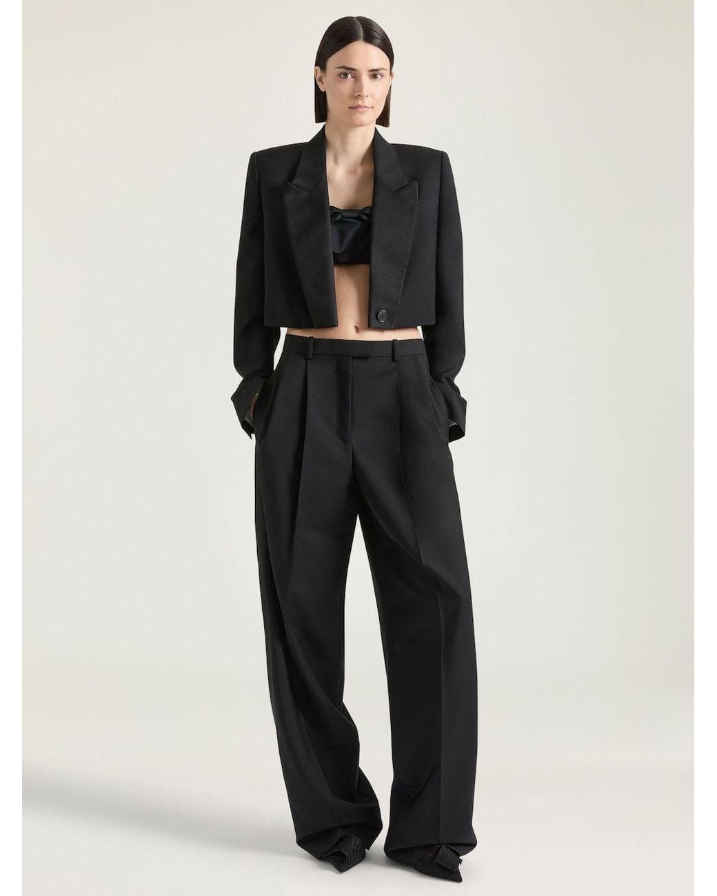 Givenchy Black Cropped Jacket