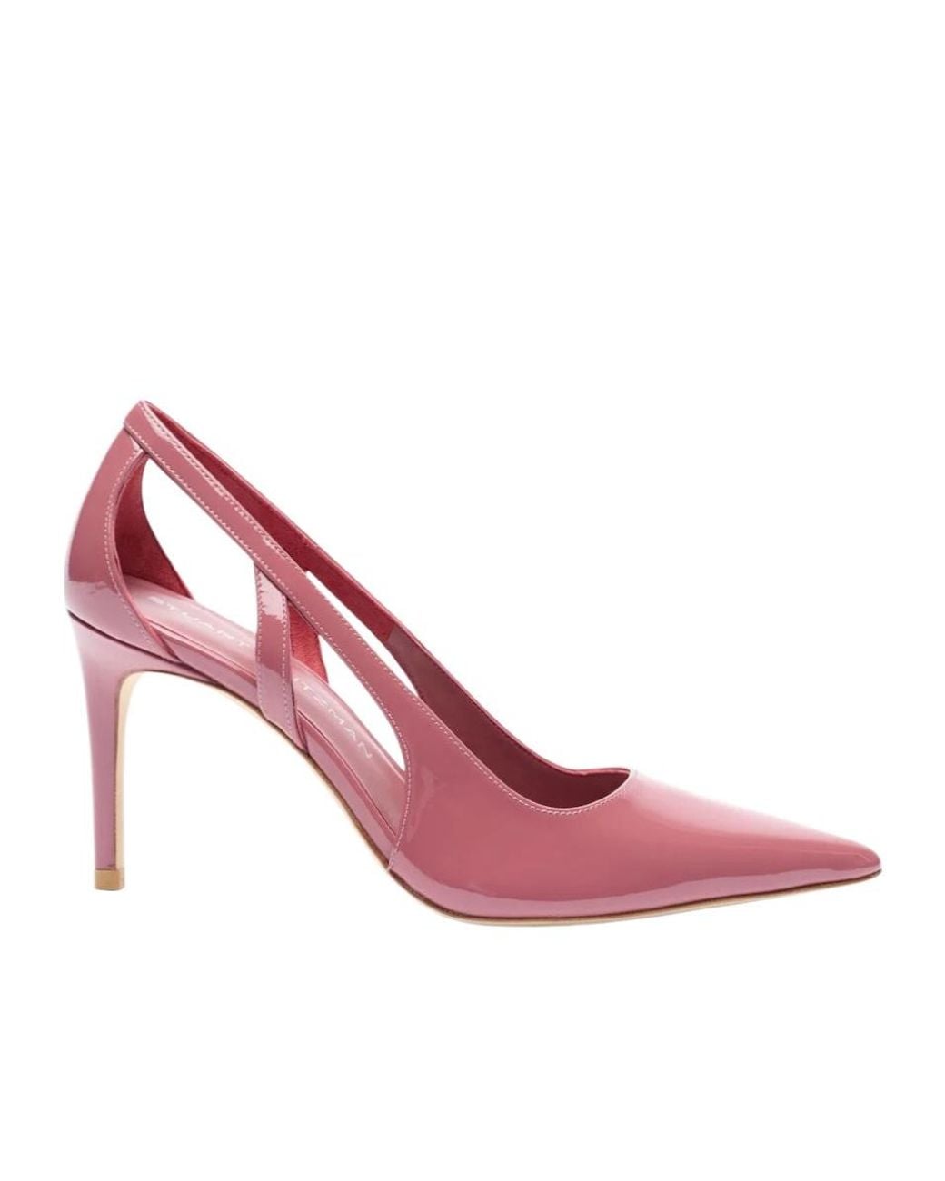 Stuart Weitzman Pink Stuart Power Cutout 85