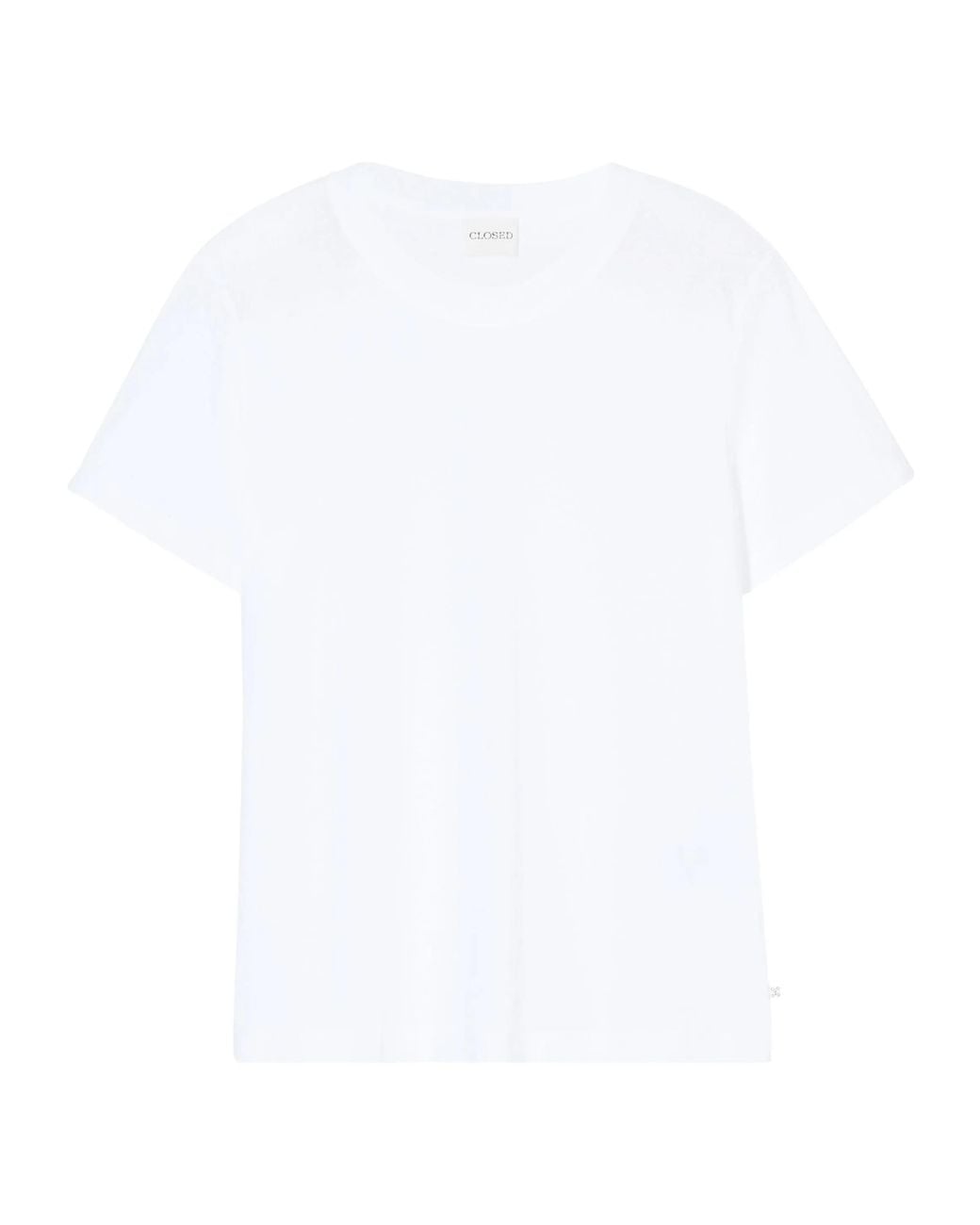 Closed White Cotton T-Shirt