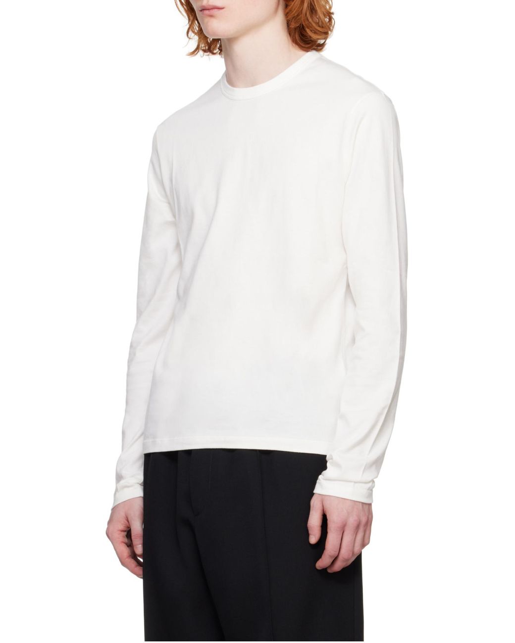 Jil Sander Gray Layered Jumper for men