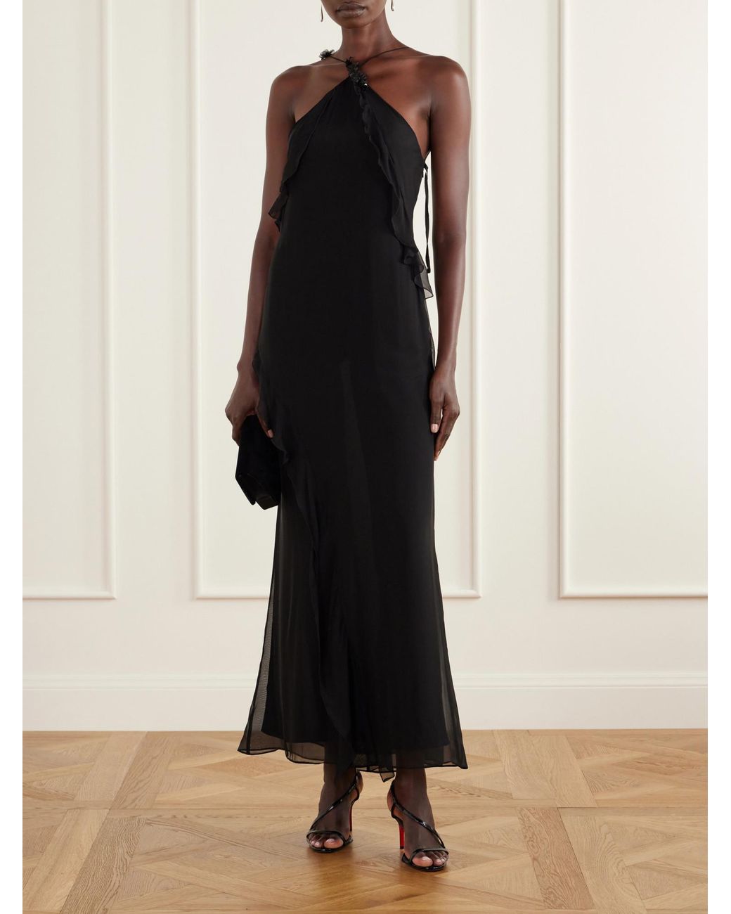 Sir Black Backless Dress