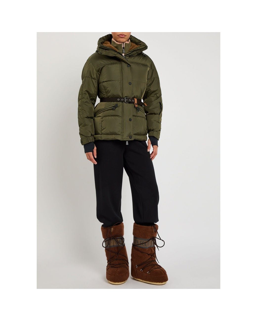 Moncler Green Windproof, Waterproof And Warm Down Jacket
