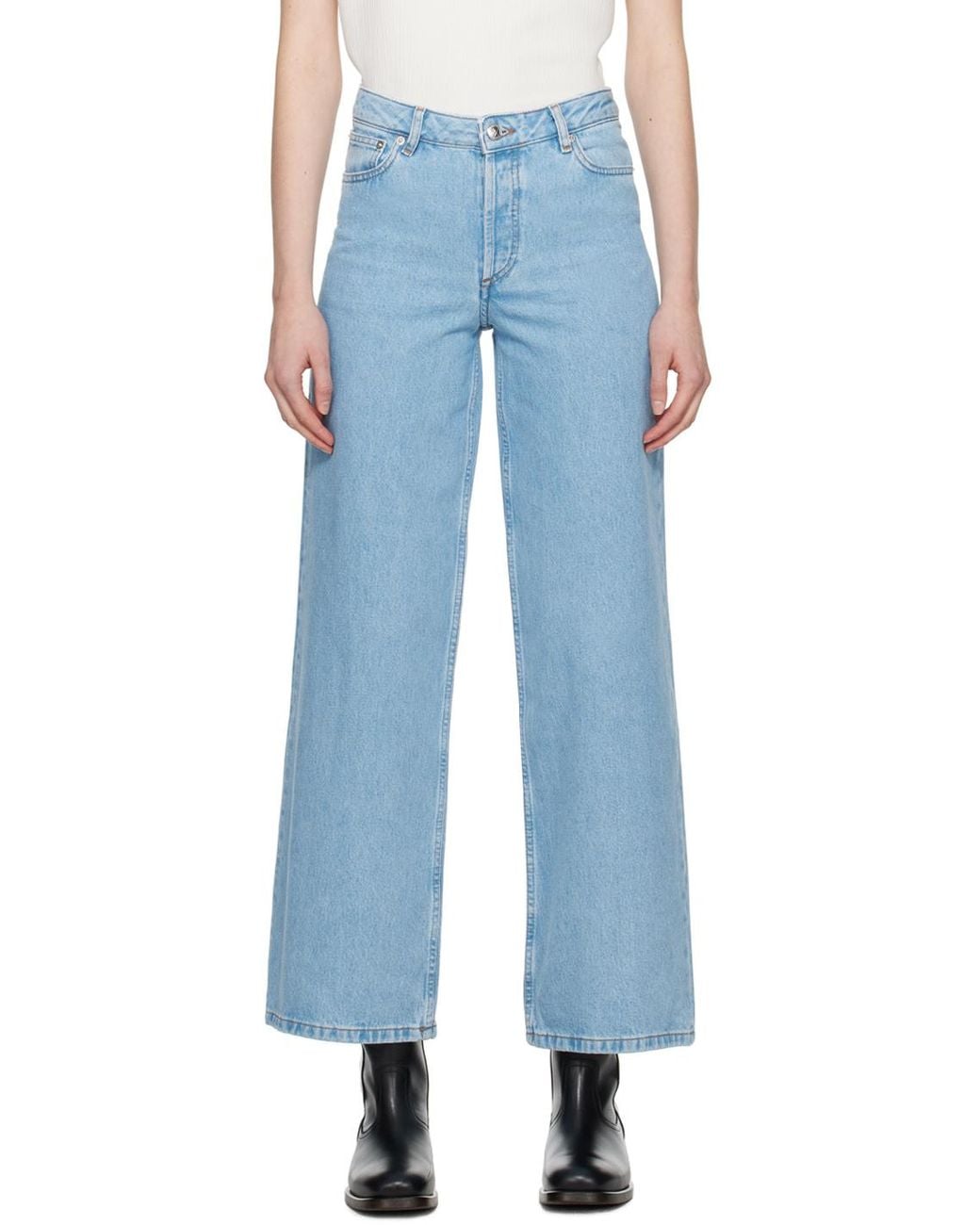 A.P.C. . Blue Elisabeth Jeans