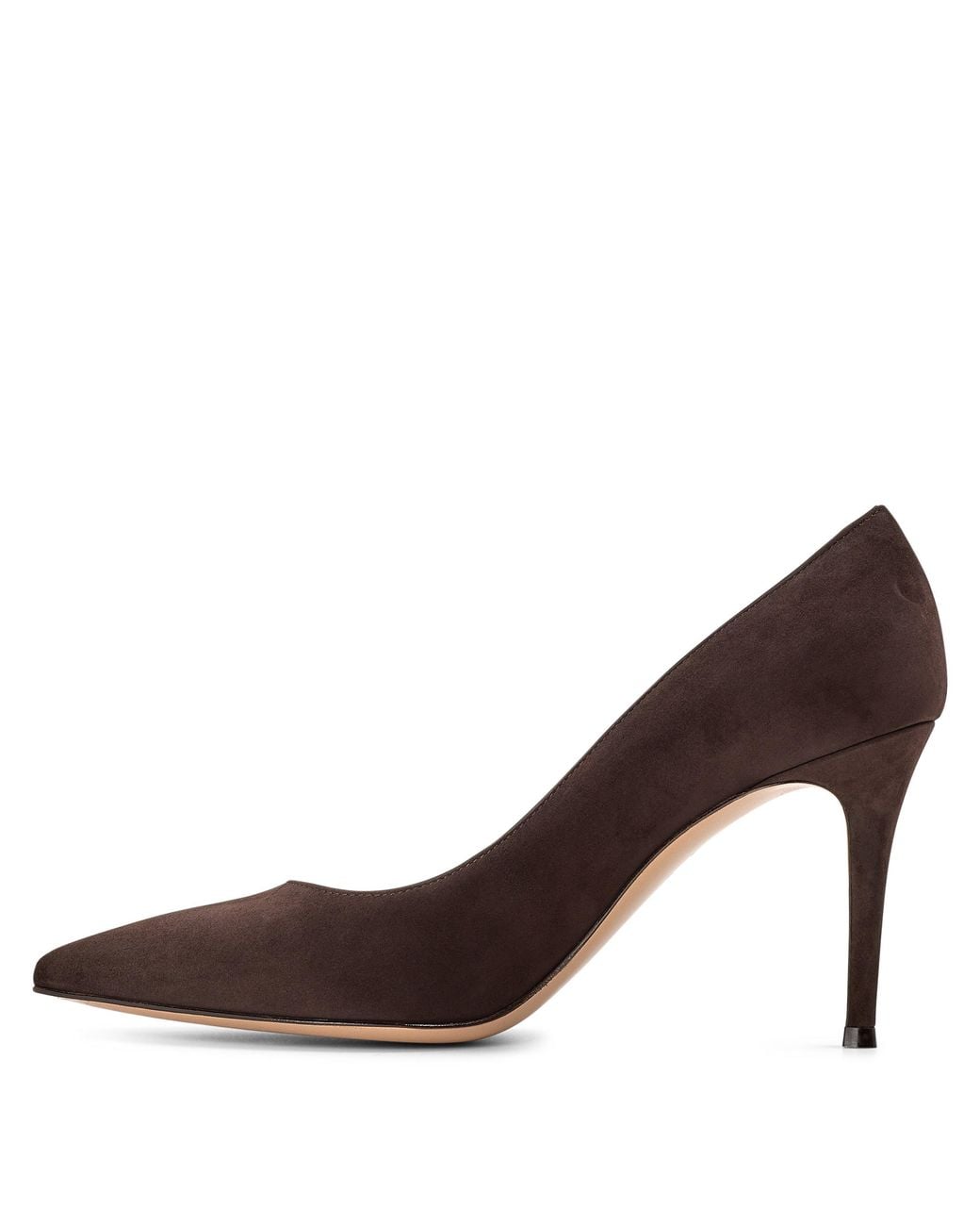 Gianvito Rossi Brown Pointedtoe Stiletto Heel Shoes