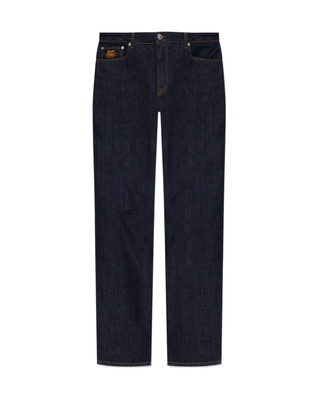 Etro Blue Five-Pocket Jeans for men