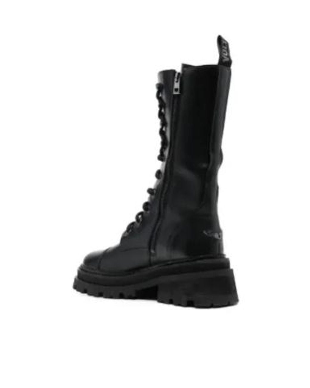 Zadig & Voltaire Black Ride Lace-Up Boots