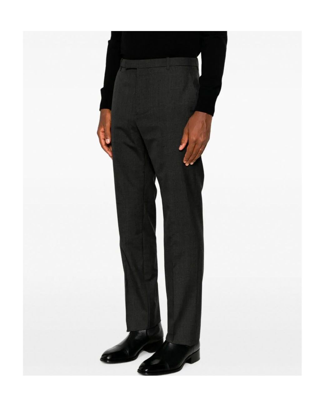 Gucci Black Casual Pants With Belt Loops for men