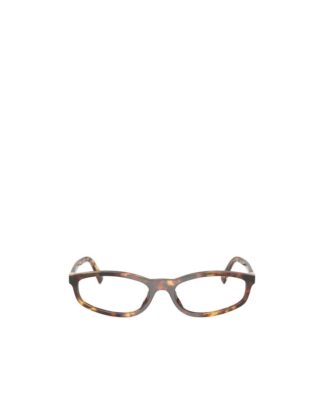 Miu Miu Multicolor Eyewear Oval-Frame Glasses