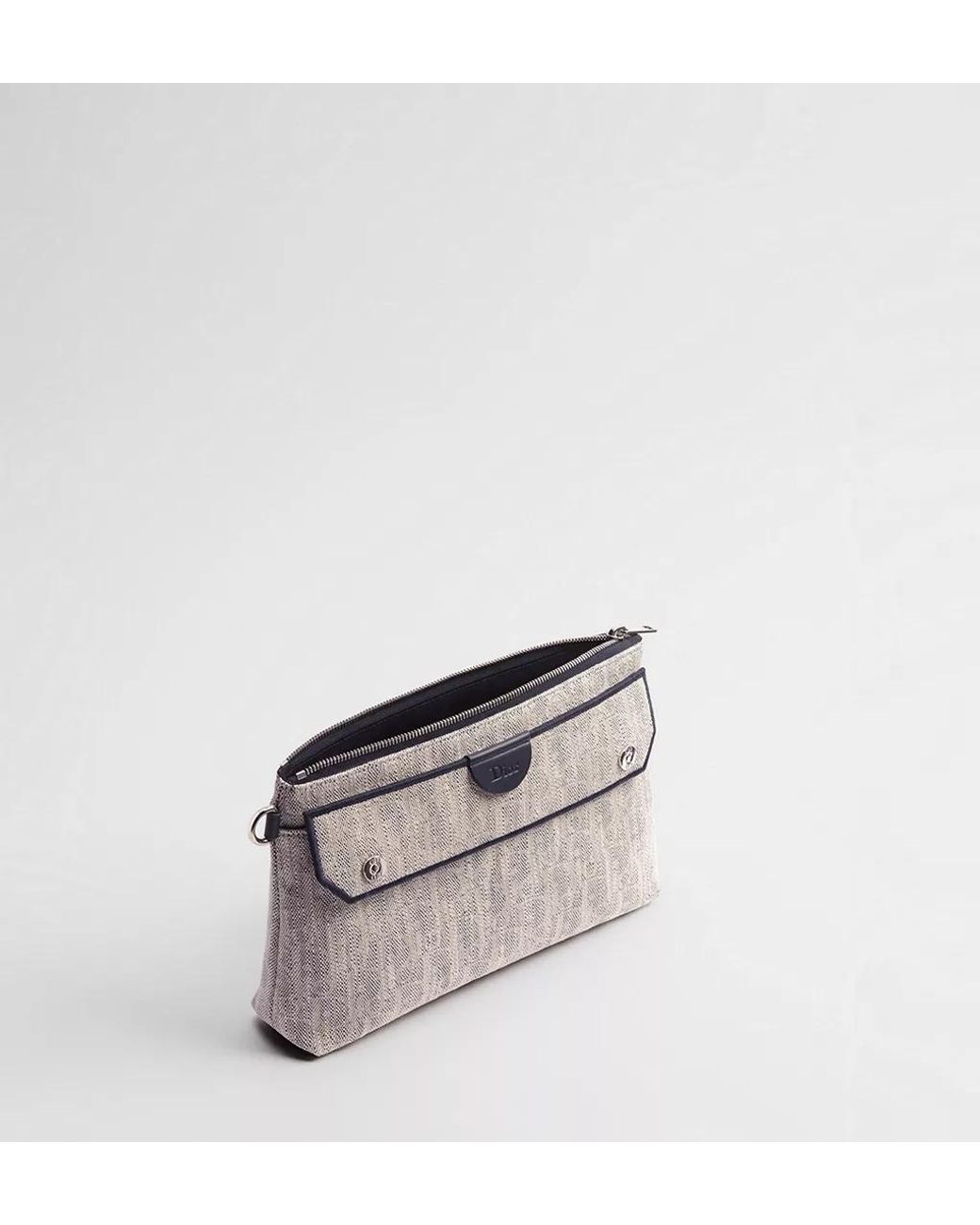 Dior Metallic Iviera Pocket Jett A5 Triangle Pouch for men