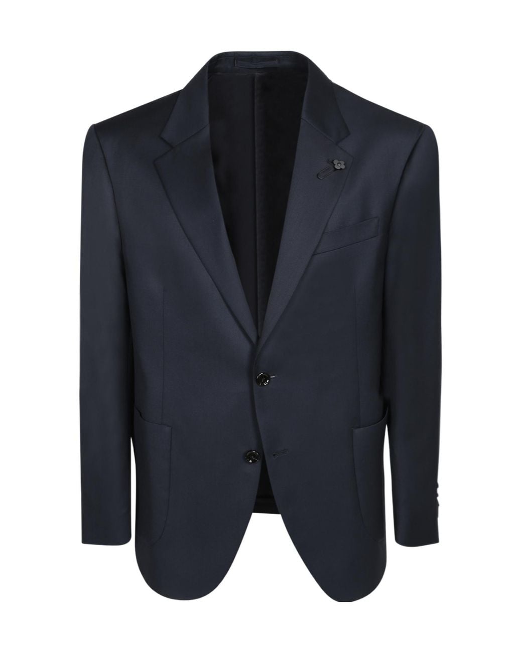 Lardini Blue Single-Breasted Tailored Blazer for men