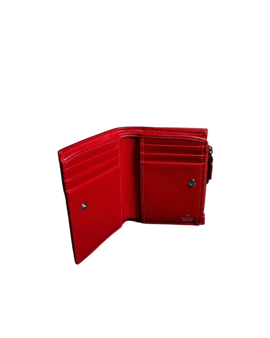 Gucci Red Horsebit Small Wallet