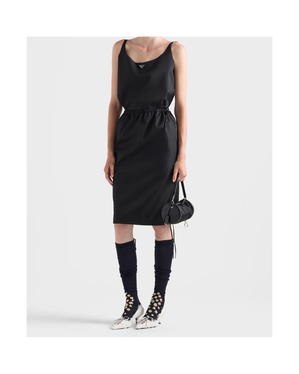 Prada Black Re-Nylon Logo Tank Top