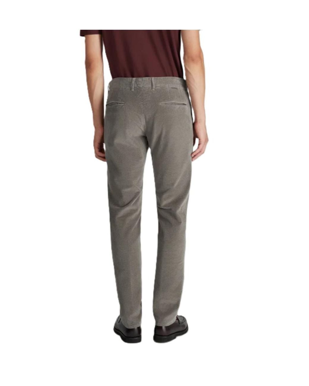 Incotex Gray Casual Trousers With Belt Loops for men