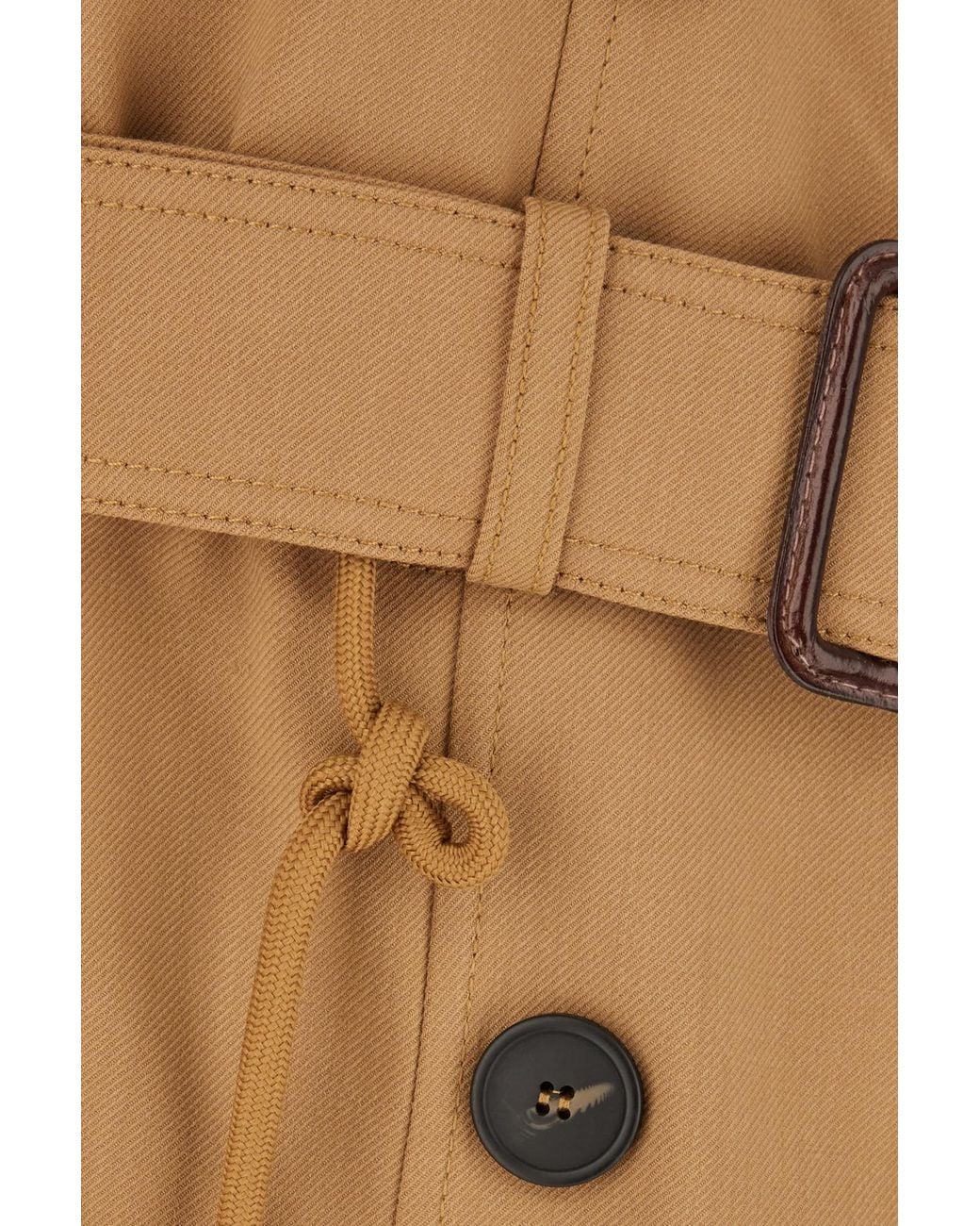 Weekend by Maxmara Natural Double-Breasted Belted Coat