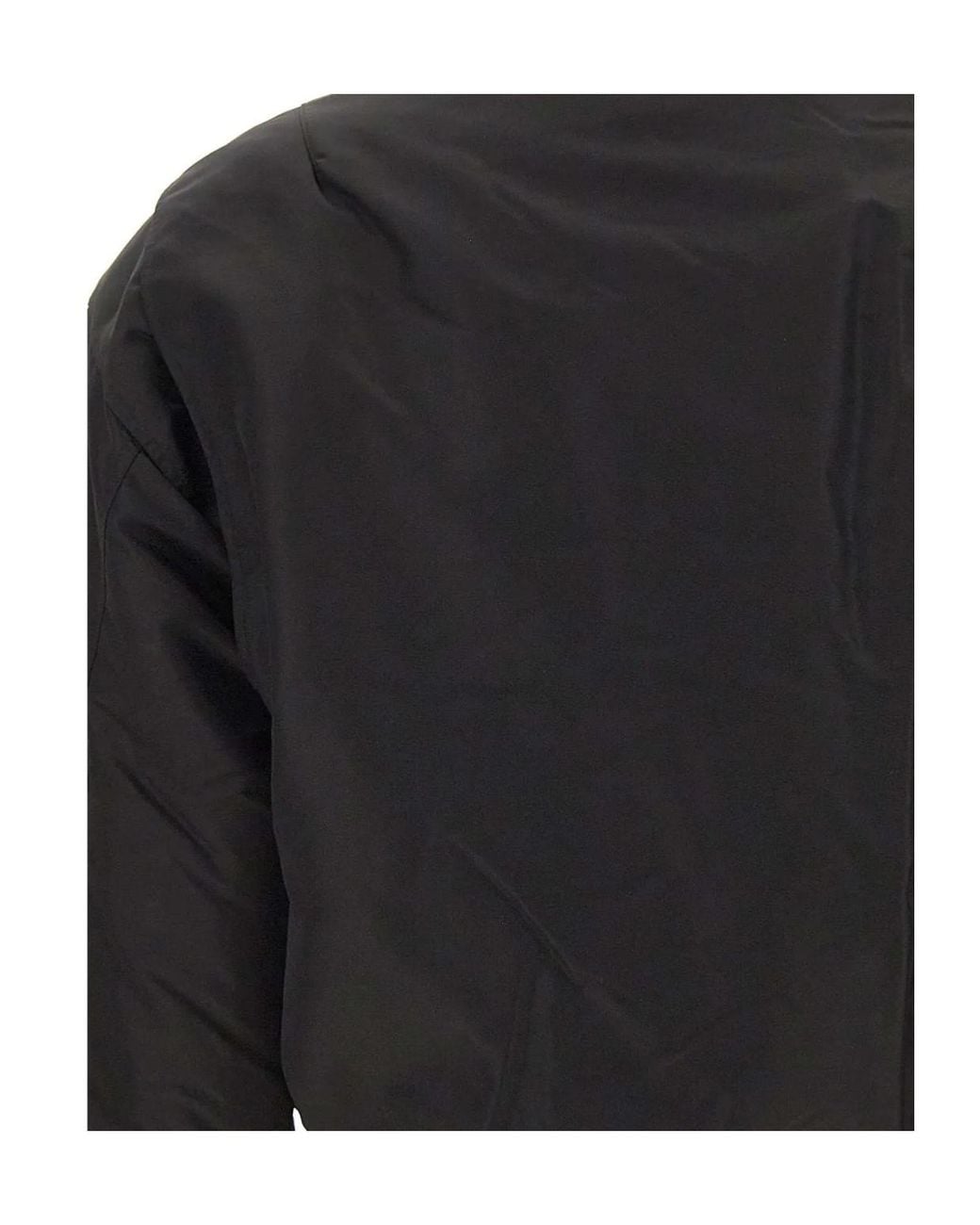 Entire studios Black Echo Padded Bomber Jacket for men