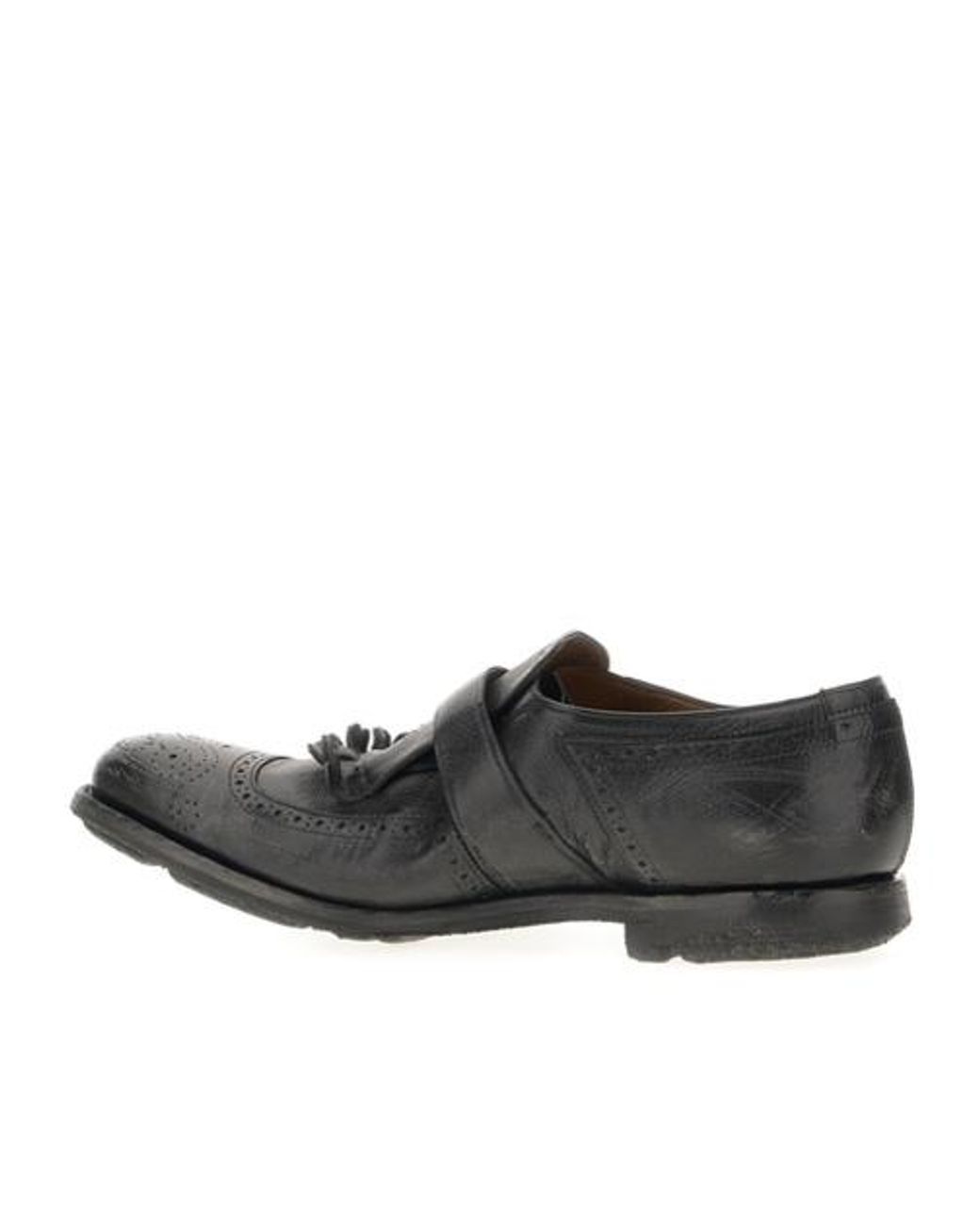 Church's Black Shanghai Brogue Loafers for men