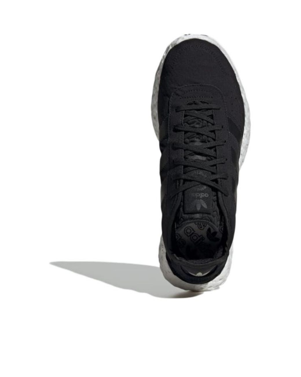 Adidas Black Zponge 3-Stripe Sneakers for men
