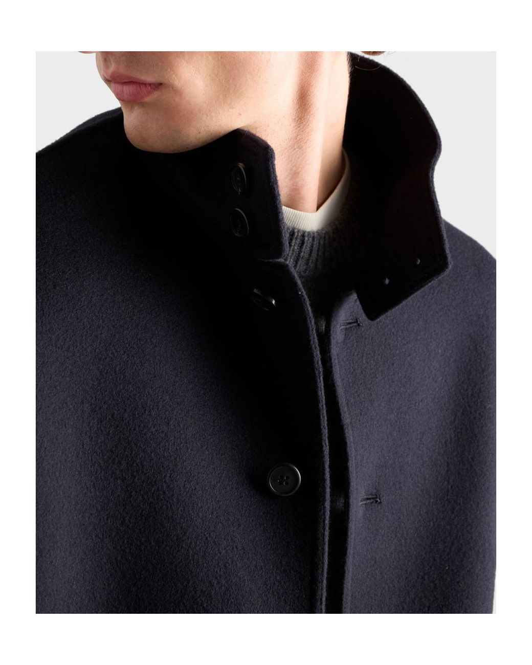 Prada Blue Cashmere Blouson Jacket for men