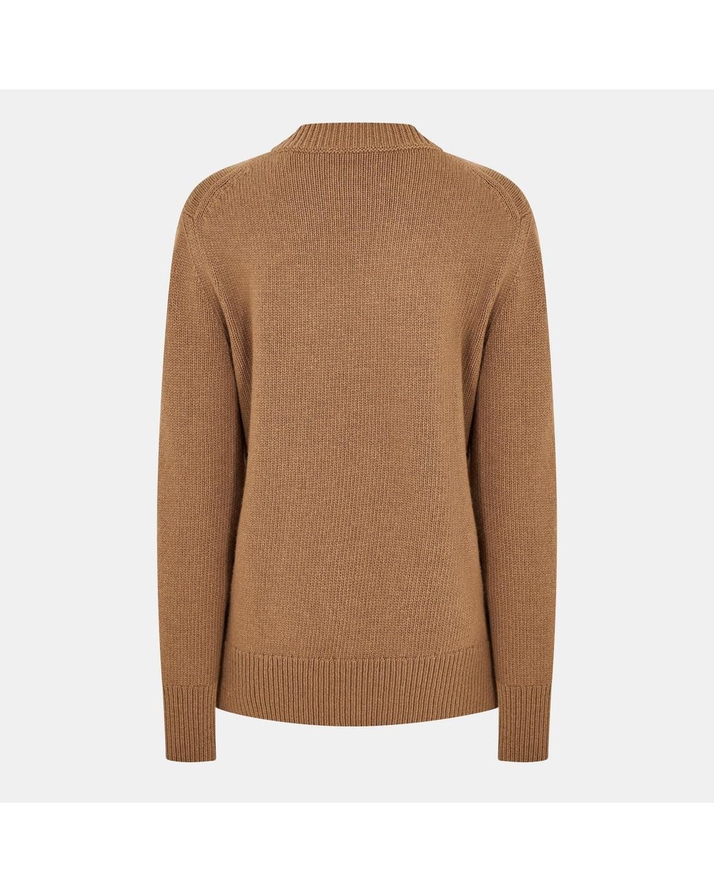 Burberry Brown Scarlett Crew Neck Jumper