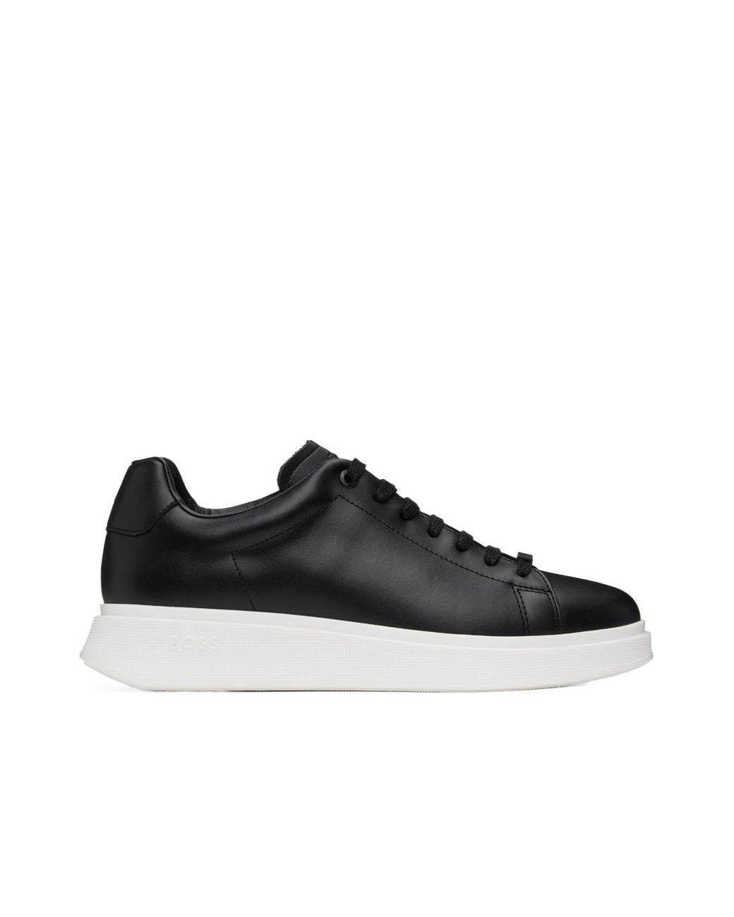 Boss Black Round Toe Low-Top Casual Shoes for men