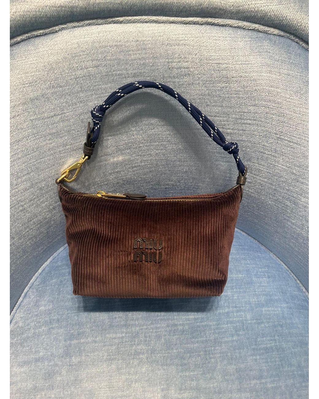 Miu Miu Black Velvet Clutch