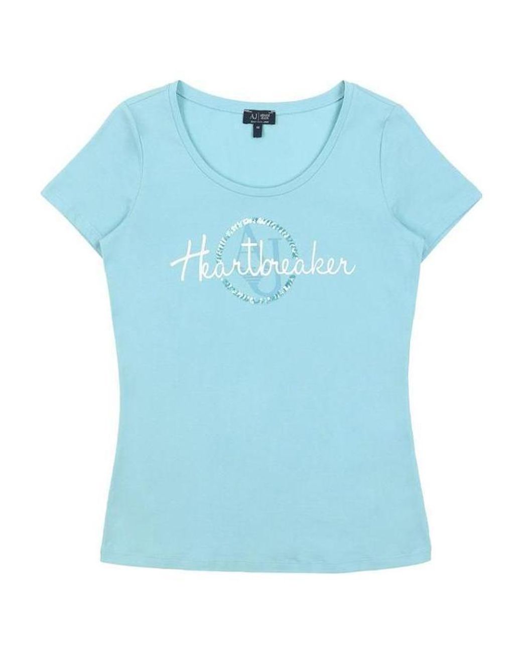 Armani Jeans Blue Item O-Neck Short-Sleeved T-Shirt