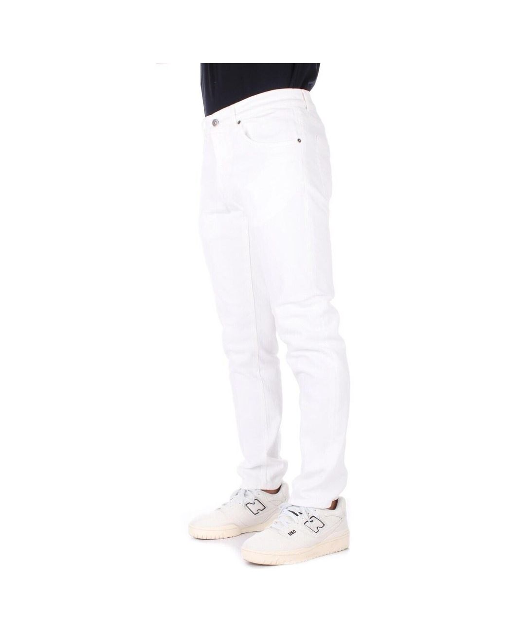 Dondup White Jeans for men